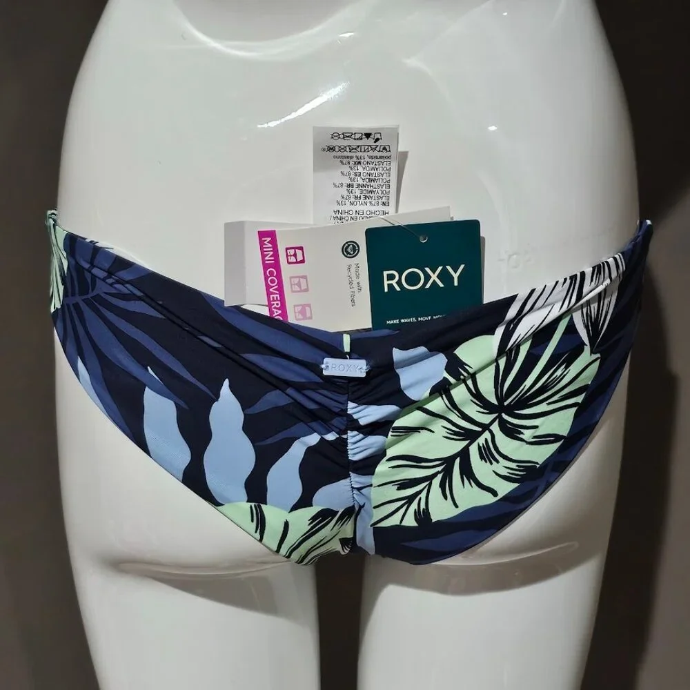 Roxy Juniors Blue Beach Classics Cheeky Bottoms - Picture 4 of 11
